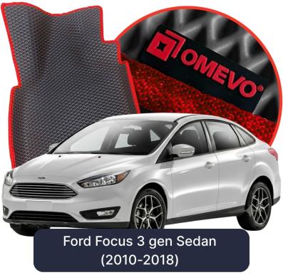 OMEVO EVA car mats for Ford Focus 3 gen Sedan (2010-2018)