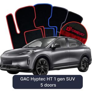 OMEVO Velour Car Mats for GAC Hyptec HT 1 gen SUV 5-door (2023–2025)