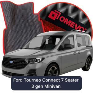 OMEVO 5D Pro EVA Mats for Ford Tourneo Connect 7 Seater 3 gen Minivan (2022-2026)