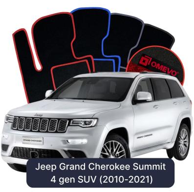 Velour car mats OMEVO for Jeep Grand Cherokee Summit 4 gen SUV (2010-2021)
