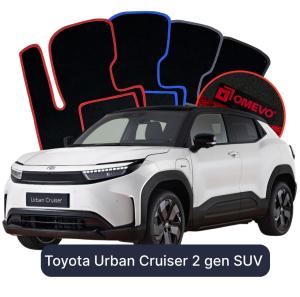 OMEVO Velour Car Mats for Toyota Urban Cruiser 2 gen SUV (2025-2026)