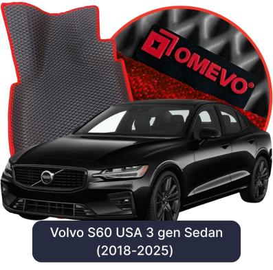 OMEVO EVA car mats for Volvo S60 USA 3 gen Sedan (2018-2025)