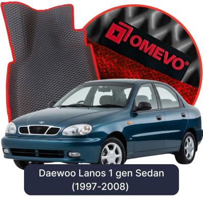 OMEVO EVA car mats for Daewoo Lanos 1 gen Sedan (1997-2008)