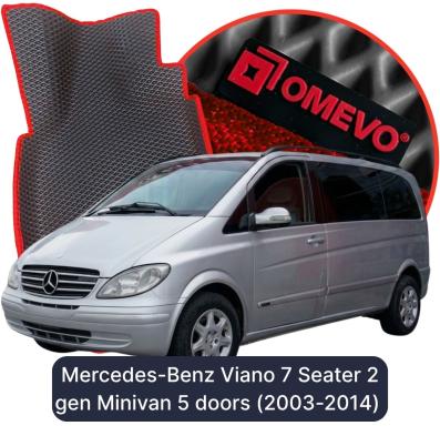 OMEVO EVA car mats for Mercedes-Benz Viano 7 Seater 2 gen Minivan 5 doors (2003-2014)