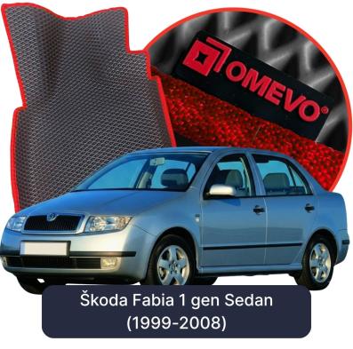 OMEVO EVA car mats for Škoda Fabia 1 gen Sedan (1999-2008)