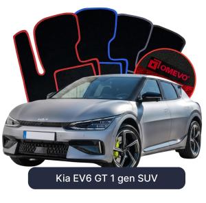 OMEVO Velour Car Mats for Kia EV6 GT 1 gen SUV (2021-2025)