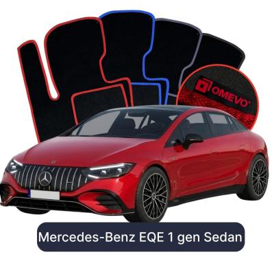 Velour car mats OMEVO for Mercedes-Benz EQE 1 gen Sedan (2022-2025)