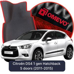 OMEVO 5D Pro EVA Mats for Citroën DS4 1 gen Hatchback 5 doors (2011-2015)