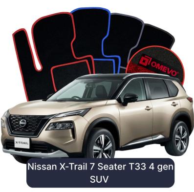 Velour car mats OMEVO for Nissan X-Trail 7 Seater T33 4 gen SUV (2021-2025)