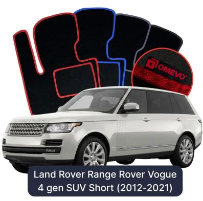 Velour car mats OMEVO for Land Rover Range Rover Vogue 4 gen SUV Short (2012-2021)
