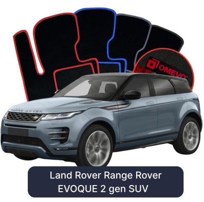 Velour car mats OMEVO for Land Rover Range Rover EVOQUE 2 gen SUV (2018-2025)