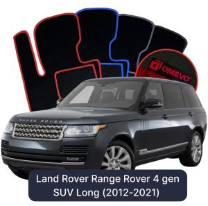 OMEVO Velour Car Mats for Land Rover Range Rover 4 gen SUV Long (2012-2021)