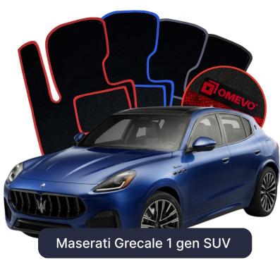 Velour car mats OMEVO for Maserati Grecale 1 gen SUV (2022-2025)