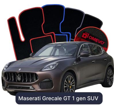 Velour car mats OMEVO for Maserati Grecale GT 1 gen SUV (2022–2025)