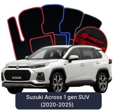 Velour car mats OMEVO for Suzuki Across 1 gen SUV (2020-2025)