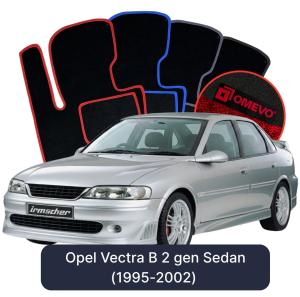 OMEVO Velour Car Mats for Opel Vectra B 2 gen Sedan (1995-2002)
