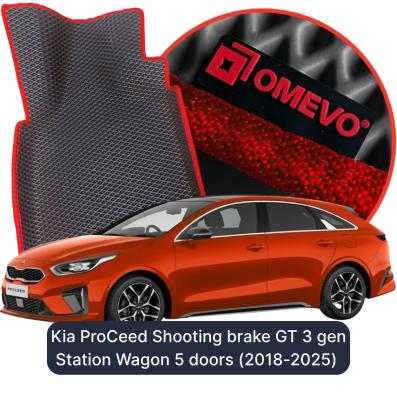 OMEVO EVA car mats for Kia ProCeed Shooting brake GT 3 gen Station Wagon 5 doors (2018-2025)