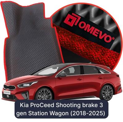 OMEVO EVA car mats for Kia ProCeed Shooting brake 3 gen Station Wagon (2018-2025)