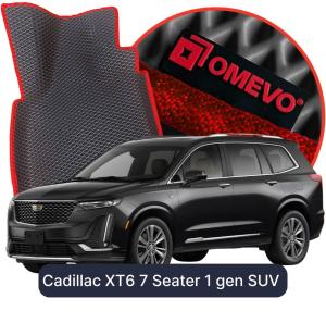 OMEVO 5D Pro EVA Mats for Cadillac XT6 7 Seater 1 gen SUV (2019-2026)