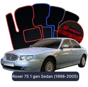 OMEVO Velour Car Mats for Rover 75 1 gen Sedan (1998-2005)