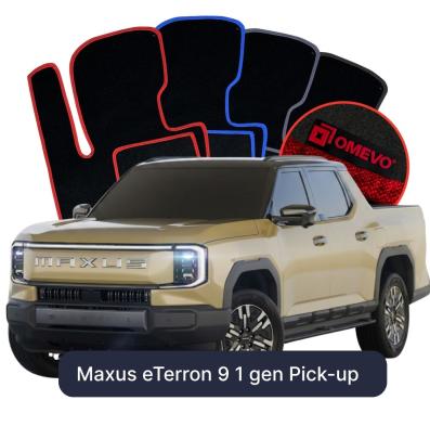 Velour car mats OMEVO for Maxus eTerron 9 1 gen Pick-up (2024-2025)