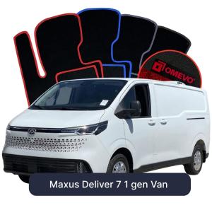 OMEVO Velour Car Mats for Maxus Deliver 7 1 gen Van (2023-2025)