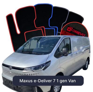 Velour car mats OMEVO for Maxus e-Deliver 7 1 gen Van (2023-2026)