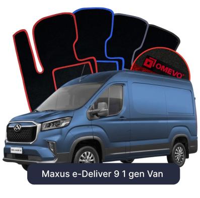 Velour car mats OMEVO for Maxus e-Deliver 9 1 gen Van (2023-2026)
