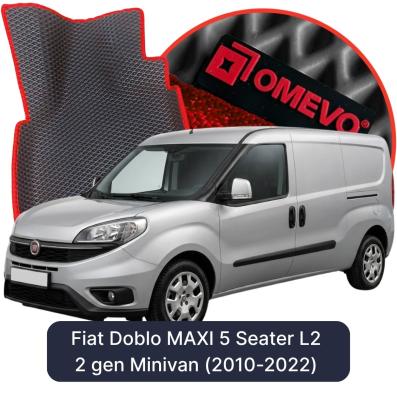 OMEVO EVA car mats for Fiat Doblo MAXI 5 Seater L2 2 gen Minivan (2010-2022)