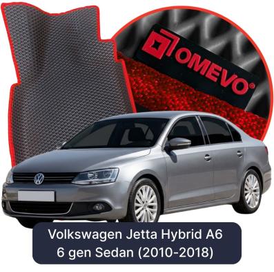OMEVO EVA car mats for Volkswagen Jetta Hybrid A6 6 gen Sedan (2010-2018)
