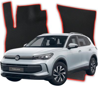 OMEVO EVA car mats for Volkswagen Tiguan Life Plus Hybrid 3 gen SUV 5 doors (2023-2026)