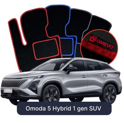 Velour car mats OMEVO for Omoda 5 Hybrid 1 gen SUV (2022-2026)