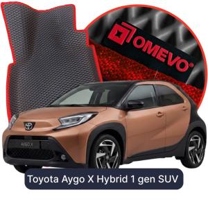 OMEVO 5D Pro EVA Mats for Toyota Aygo X Hybrid 1 gen SUV (2022-2026)