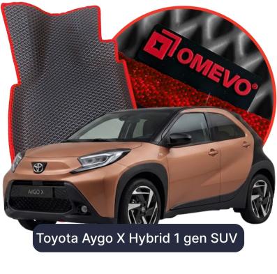 OMEVO EVA car mats for Toyota Aygo X Hybrid 1 gen SUV (2022-2026)