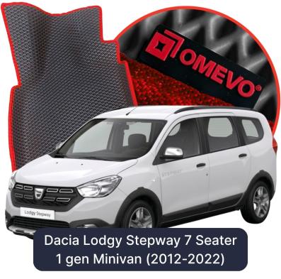 OMEVO EVA car mats for Dacia Lodgy Stepway 7 Seater 1 gen Minivan (2012-2022)