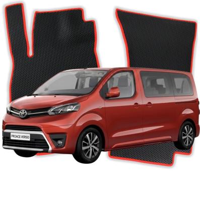 OMEVO EVA car mats for Toyota ProAce Verso 8 Seater Electric Long Family 1 gen Van (2016-2026)