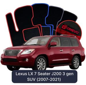 OMEVO Velour Car Mats for Lexus IS XE20 2 gen Sedan UK Version (2005-2013)
