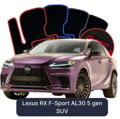 Velour car mats OMEVO for Lexus RX F-Sport AL30 5 gen SUV (2007-2025)