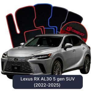OMEVO Velour Car Mats for Lexus RX AL30 5 gen SUV (2022-2025)