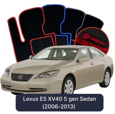 Velour car mats OMEVO for Lexus ES XV40 5 gen Sedan (2006-2013)
