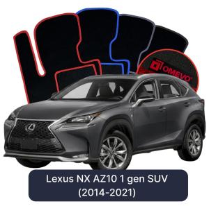OMEVO Velour Car Mats for Lexus NX AZ10 1 gen SUV (2014-2021)