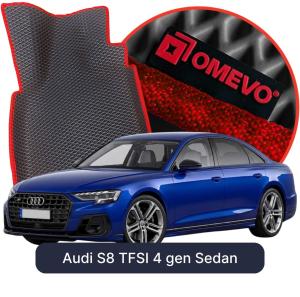 OMEVO 5D Pro EVA Mats for Audi S8 TFSI 4 gen Sedan (2018-2026)