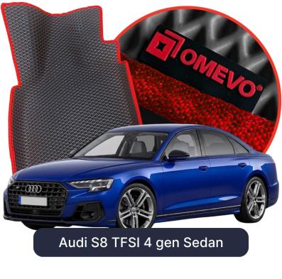 OMEVO EVA car mats for Audi S8 TFSI 4 gen Sedan (2018-2026)