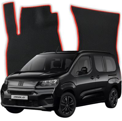 OMEVO EVA car mats for Fiat Qubo L Icon 1 gen Minivan (2026-2026)