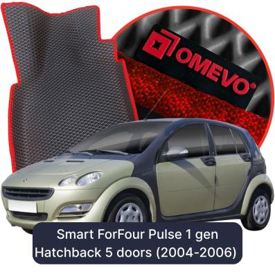 OMEVO EVA car mats for Smart ForFour Pulse 1 gen Hatchback 5 doors (2004-2006)