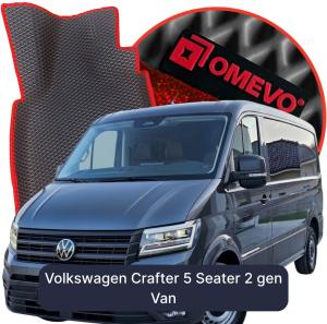 OMEVO 5D Pro EVA Mats for Volkswagen Crafter 5-seater 2 gen Van (2016-2025)