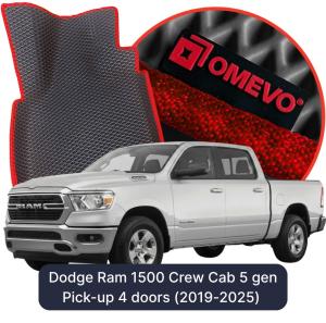 OMEVO 5D Pro EVA Mats for Dodge Ram 1500 Crew Cab 5 gen Pick-up 4 doors (2019-2025)