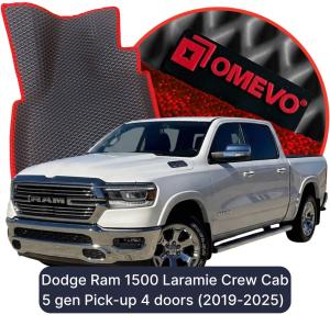 OMEVO 5D Pro EVA Mats for Dodge Ram 1500 Laramie Crew Cab 5 gen Pick-up 4 doors (2019-2025)