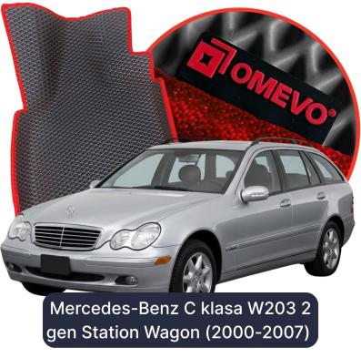 OMEVO EVA car mats for Mercedes-Benz C klasa W203 2 gen Station Wagon (2000-2007)