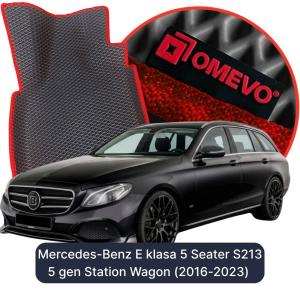 OMEVO 5D Pro EVA Mats for Mercedes-Benz E klasa 5 Seater S213 5 gen Station Wagon (2016-2023)